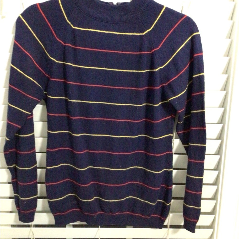 Vintage 100% Orlon pullover sweater, a must for the 1970 Preppy Closet.